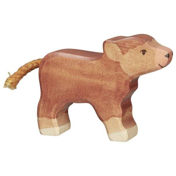 Wooden Highland Cattle Small Holztiger Lil Tulips