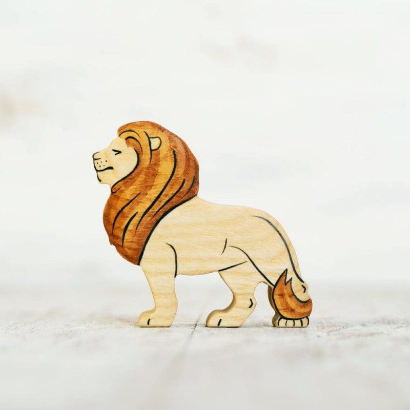 Wooden Lion Toy Wooden Caterpillar Lil Tulips