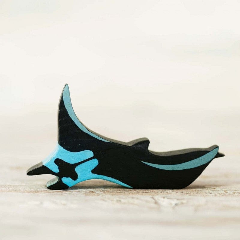 Wooden Manta Ray Toy Wooden Caterpillar Lil Tulips
