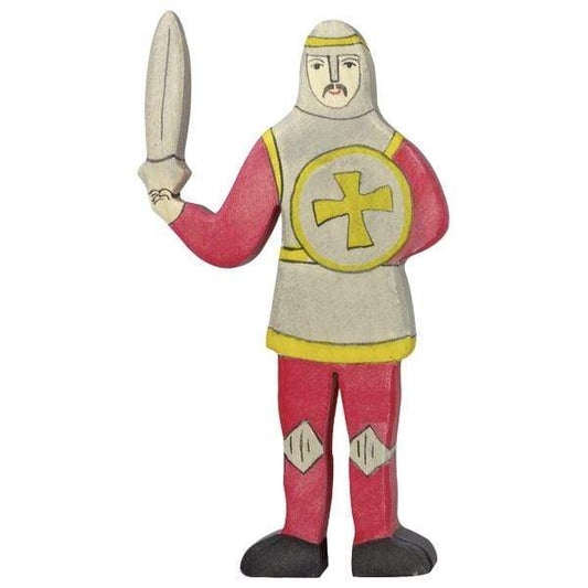 Wooden Red Knight Fighting Holztiger Lil Tulips