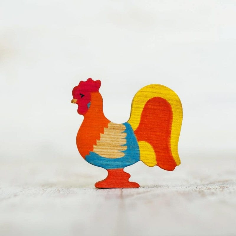 Wooden Rooster Toy Wooden Caterpillar Lil Tulips