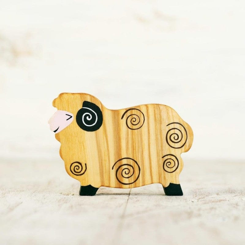 Wooden Sheep Toy Wooden Caterpillar Lil Tulips