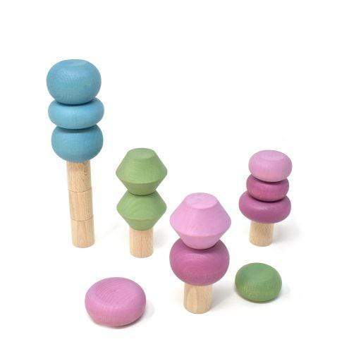 Wooden Spring Stacking Trees Lubulona Lil Tulips