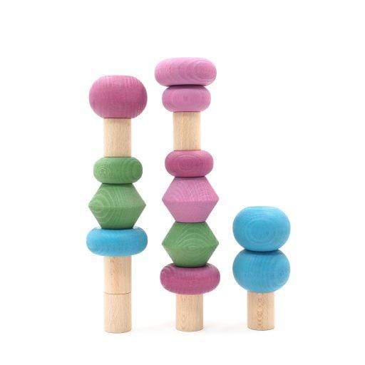 Wooden Spring Stacking Trees Lubulona Lil Tulips