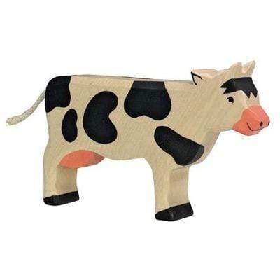Wooden Standing Cow Holztiger Lil Tulips