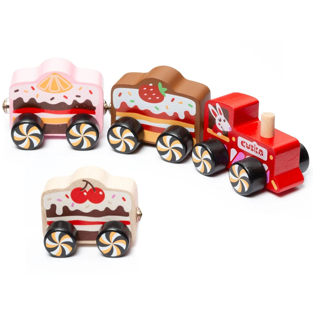 Wooden Train Cakes On Magnets Cubika Lil Tulips