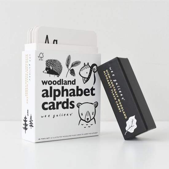 Woodland Alphabet Cards Wee Gallery Lil Tulips