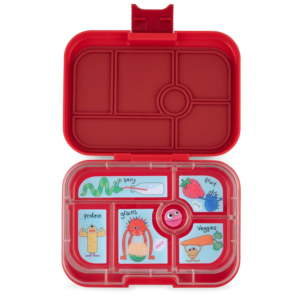 Wow Red Monsters 6 Compartment Leakproof Bento Box Yumbox Lil Tulips
