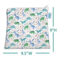 XL Sandwich Bag - Classic Jurassic Thirsties Lunch Boxes & Totes Lil Tulips