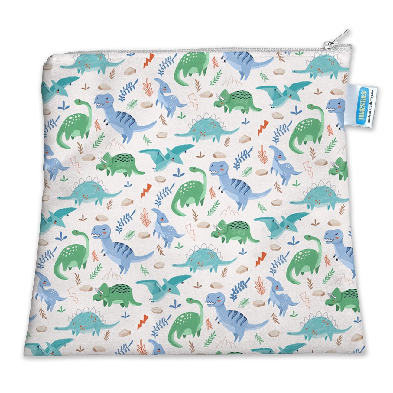 XL Sandwich Bag - Classic Jurassic Thirsties Lunch Boxes & Totes Lil Tulips