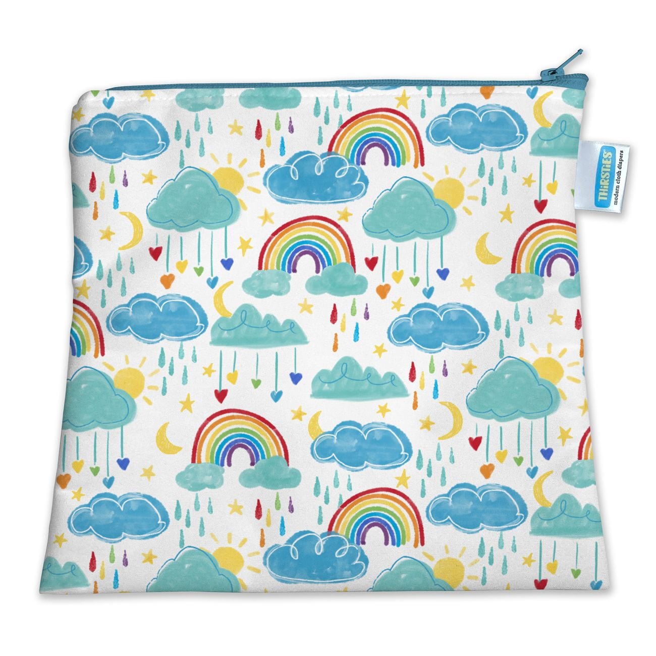 XL Sandwich Bag - Rainbow Thirsties Lunch Boxes & Totes Lil Tulips