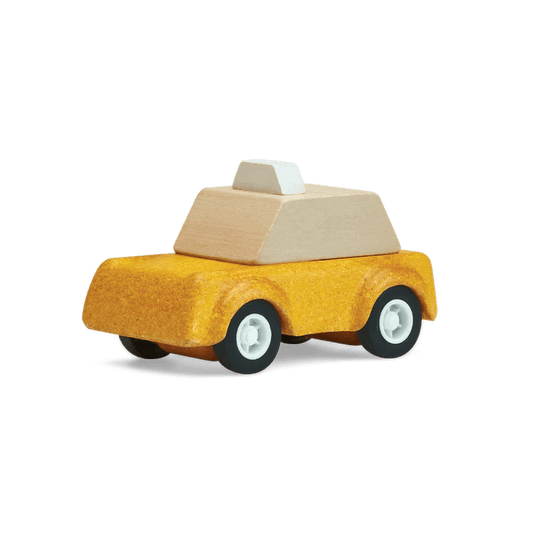 Yellow Taxicab Plan Toys Lil Tulips