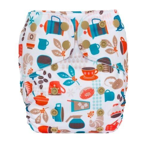 You Mocha Me Happy Limited Edition OS Diaper Lalabye Baby Lil Tulips