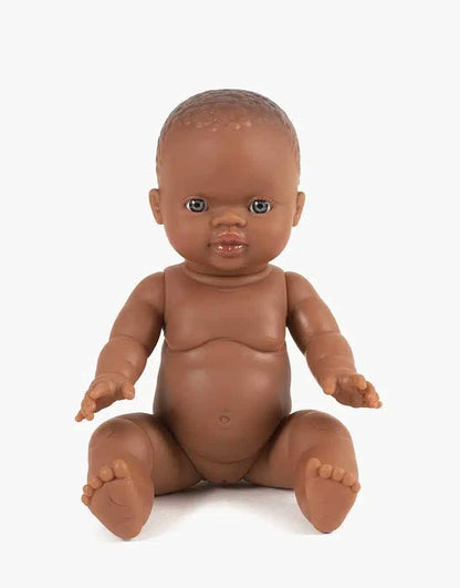 Zélie Little African Girl Doll (Light Eyes) Minikane Lil Tulips
