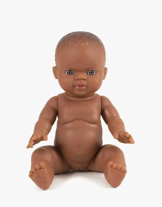 Zélie Little African Girl Doll (Light Eyes) Minikane Lil Tulips