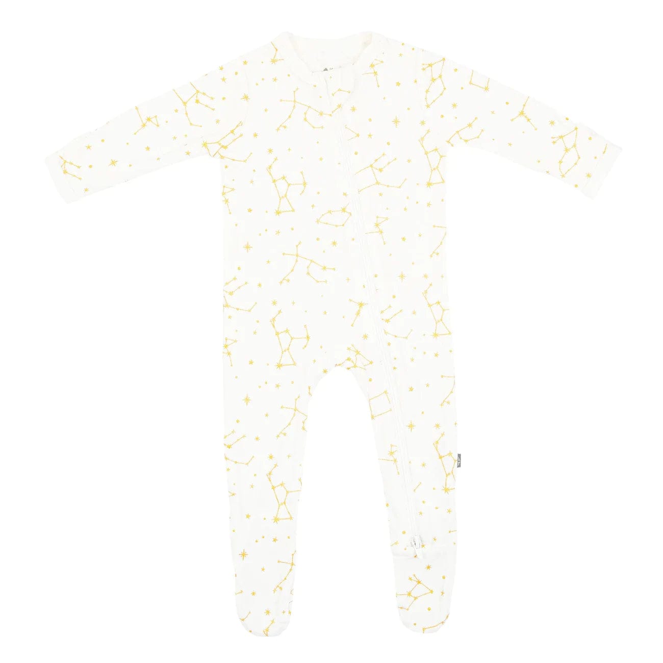 Zippered Footie in Cloud Constellation Kyte Baby Lil Tulips