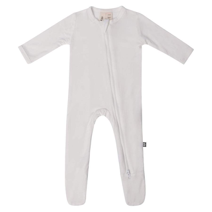 ZIPPERED FOOTIE IN CLOUD Kyte Baby Lil Tulips