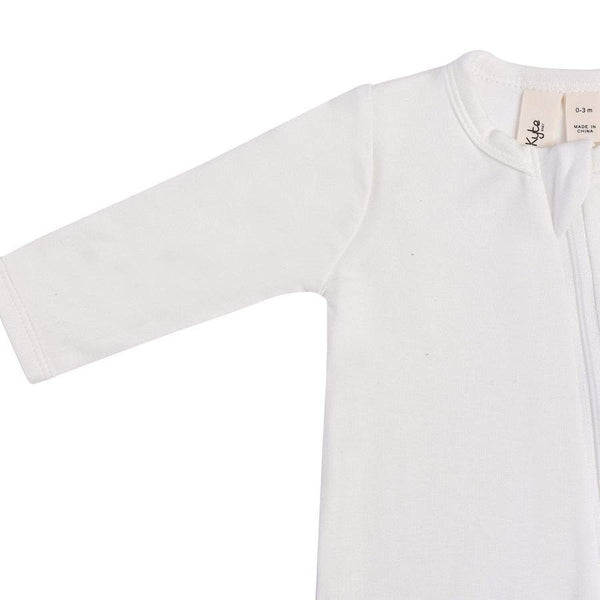 ZIPPERED FOOTIE IN CLOUD Kyte Baby Lil Tulips