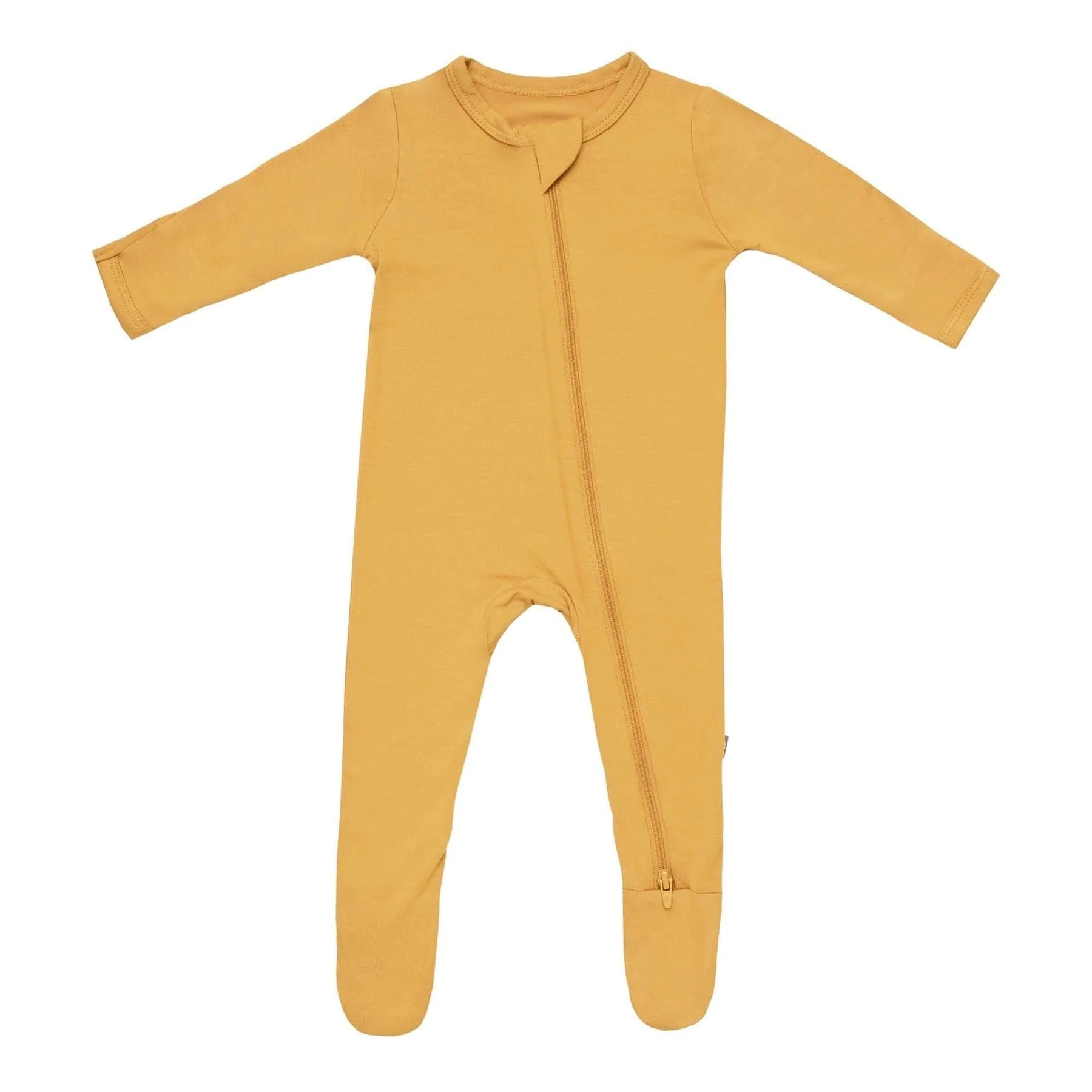 Zippered Footie in Marigold Kyte Baby Lil Tulips
