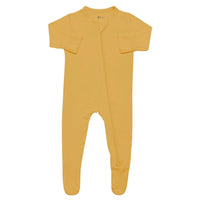Zippered Footie in Marigold Kyte Baby Lil Tulips