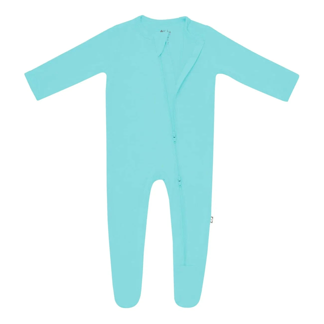 Zippered Footie in Robin Kyte Baby Lil Tulips