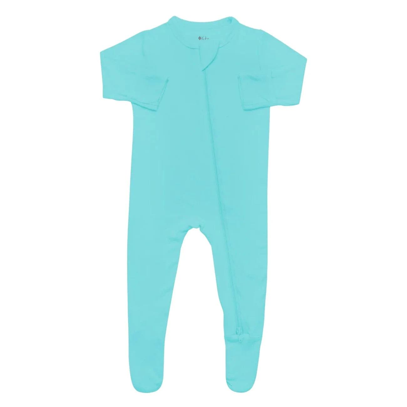 Zippered Footie in Robin Kyte Baby Lil Tulips