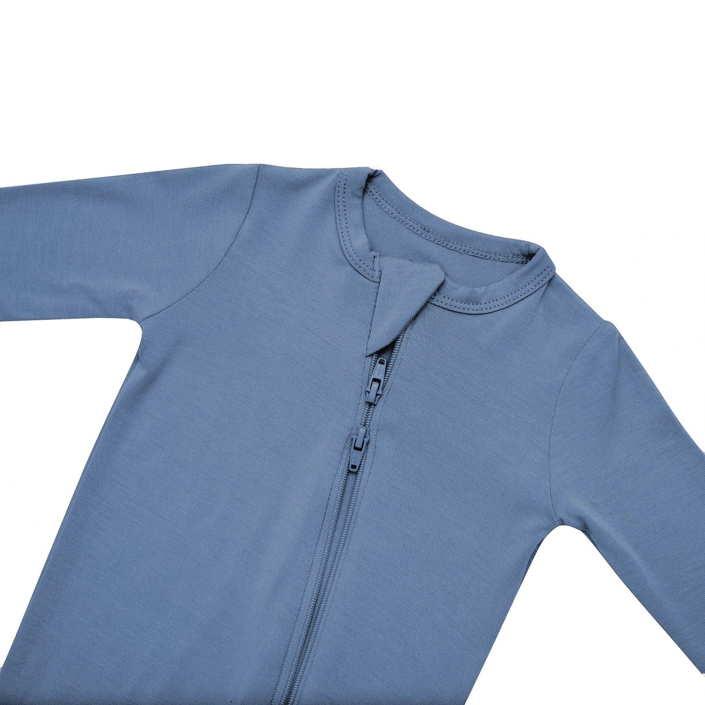 Zippered Footie in Steel Kyte Baby Lil Tulips